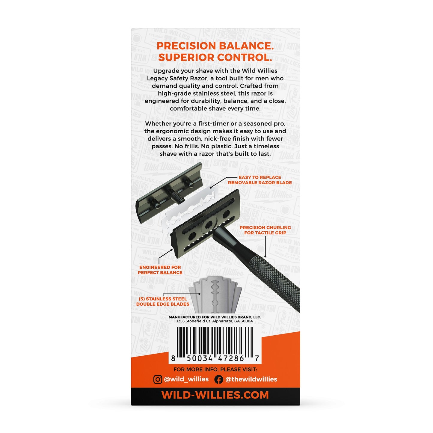 Wild Willies Legacy Safety Razor