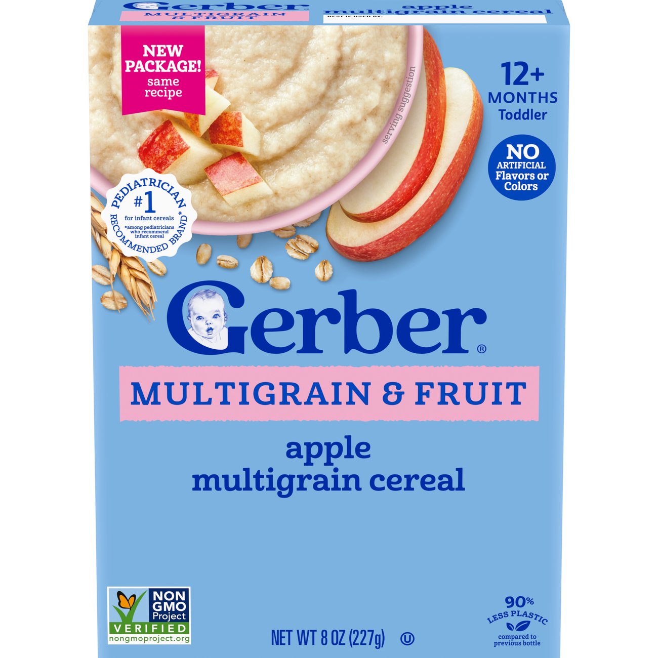 Gerber Toddler Multigrain & Fruit - Apple Multigrain Cereal