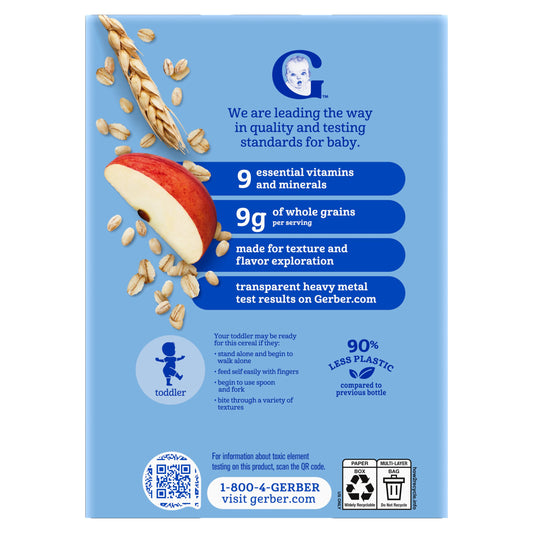 Gerber Toddler Multigrain & Fruit - Apple Multigrain Cereal