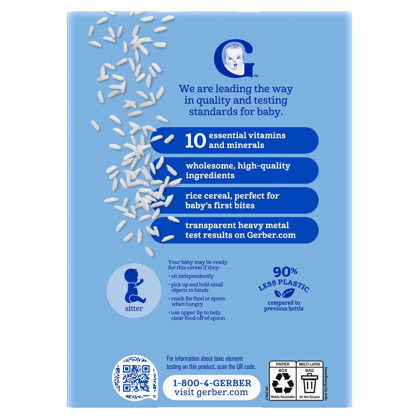 Gerber 1st Baby Foods Rice Cereal