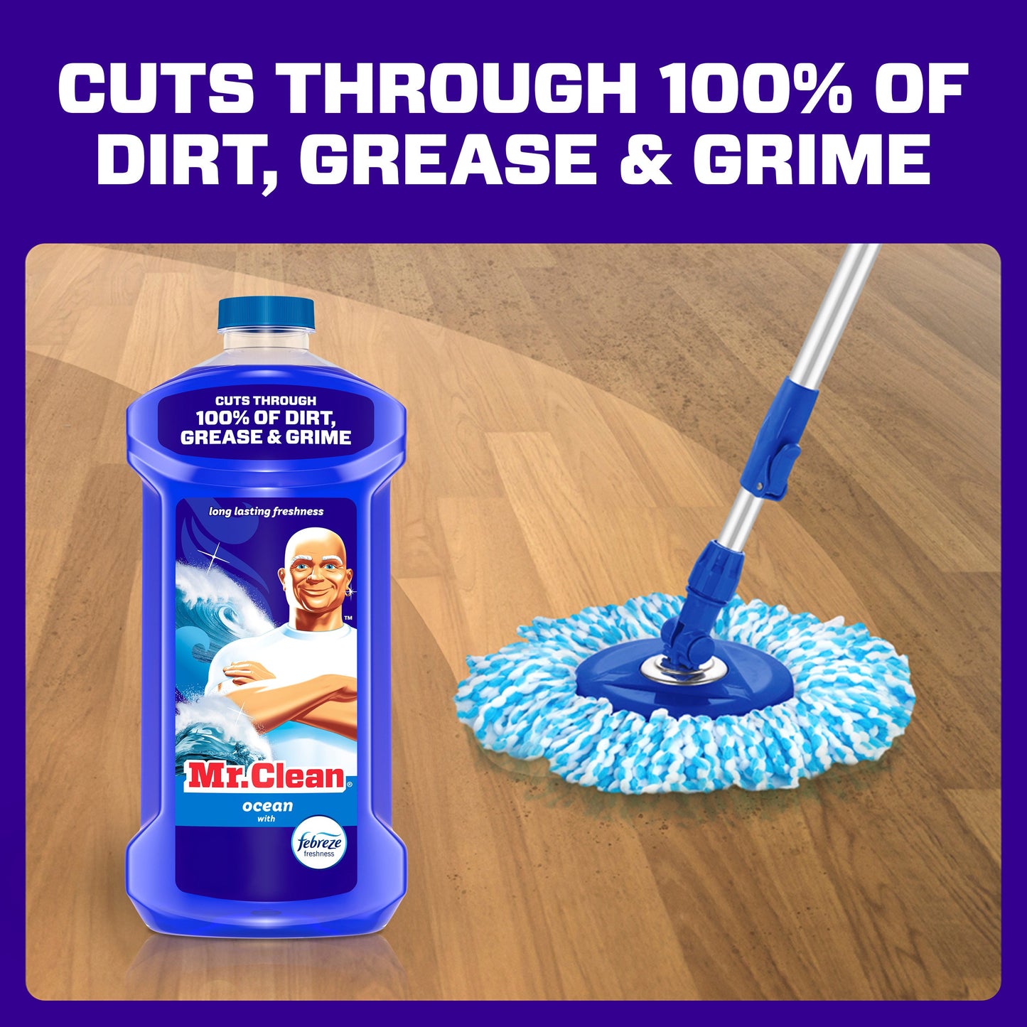 Mr. Clean Multi-Surface All Purpose Cleaner - Ocean Febreze