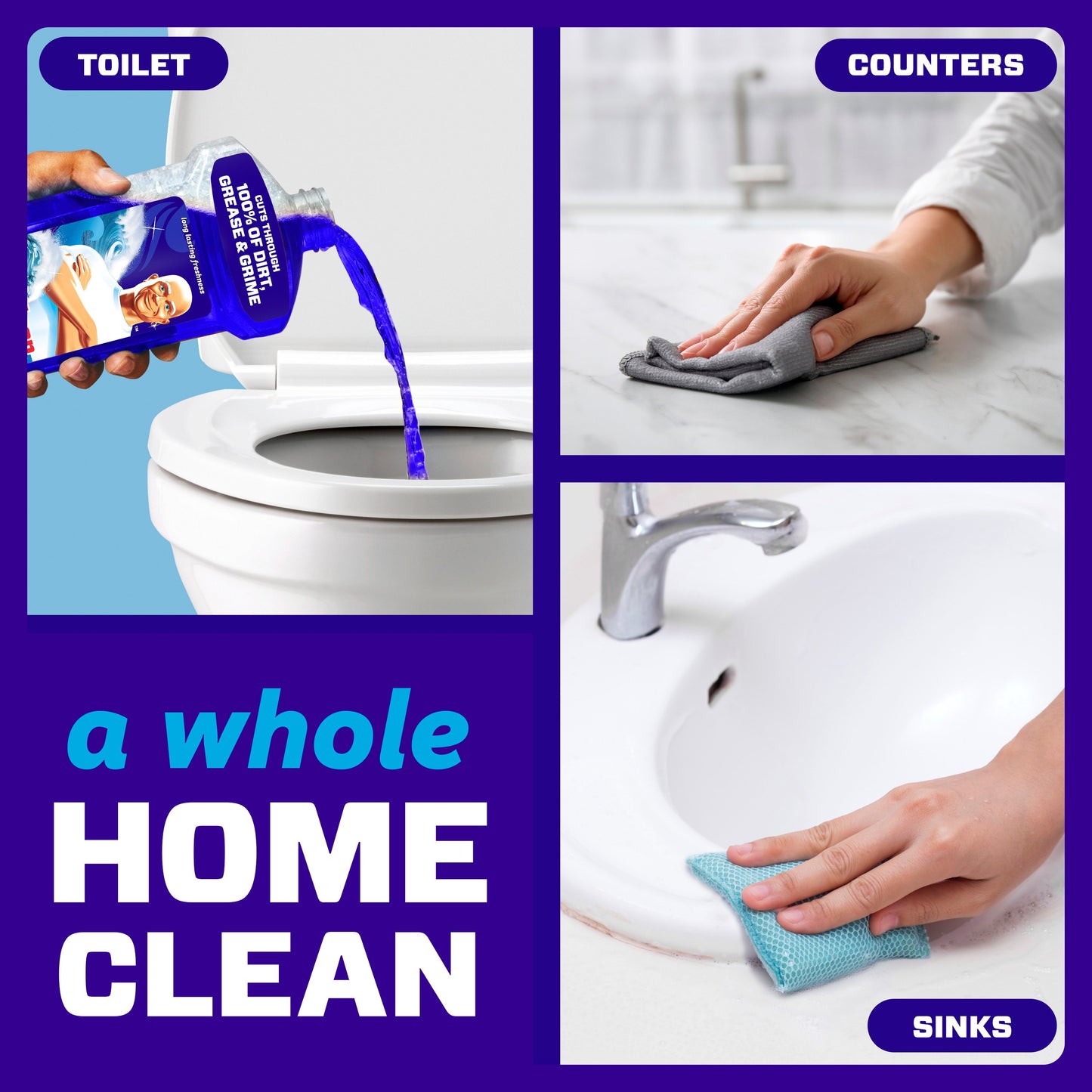 Mr. Clean Multi-Surface All Purpose Cleaner - Ocean Febreze