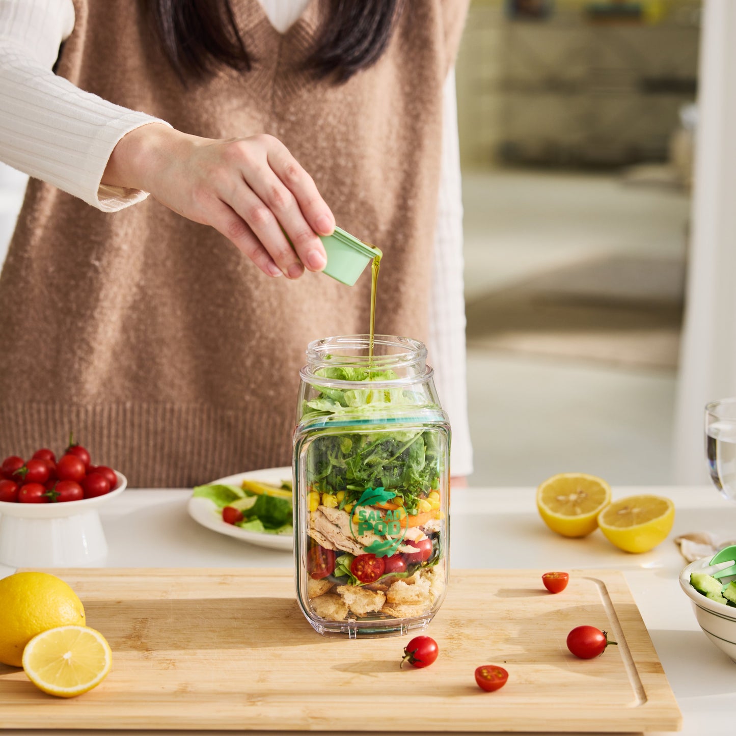 Prepara Salad Pod To Go Container