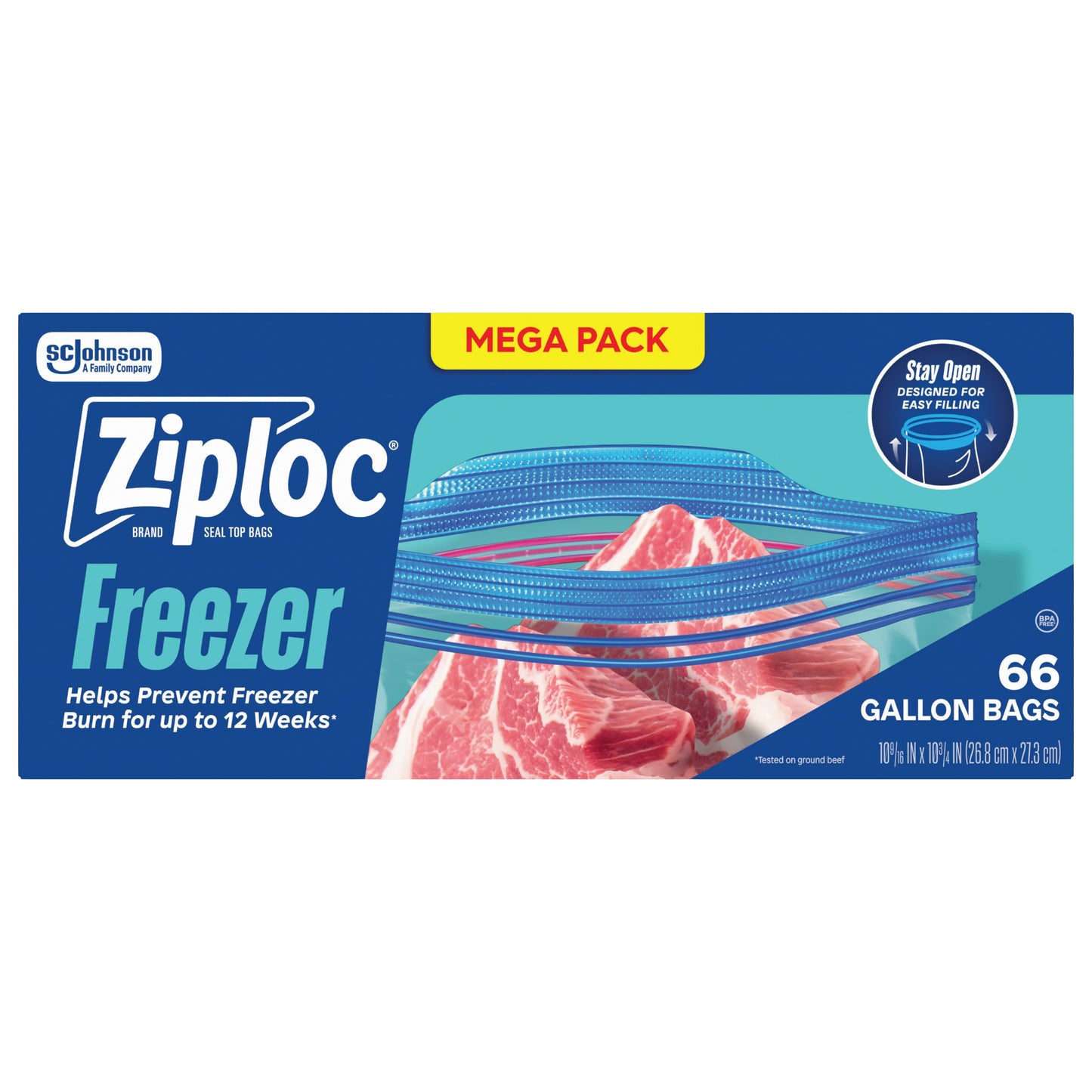 Ziploc Freezer Gallon Bags Mega Pack